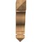 Ekena Millwork Funston Arts & Crafts Smooth Bracket, Western Red Cedar, 3 1/2"W x 16"D x 16"H BKT04X16X16FST03SWR - alternate 4